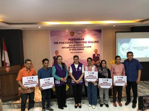 Bantuan 1 unit Orbit Wifi Berbasis  Jaringan Seluler Dari Ketua Pembina Posyandu Prov. Maluku Kepada Perpustakaan Desa Hunuth (25-10-2025)